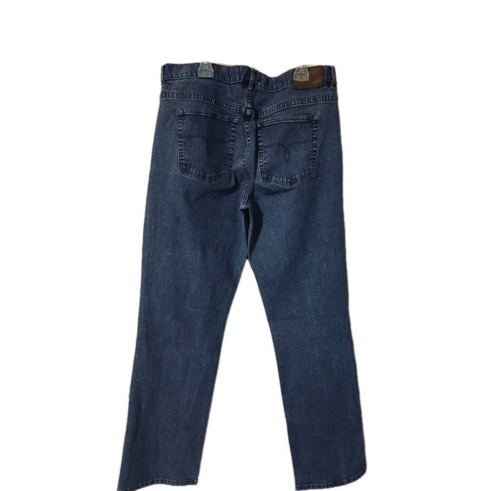 LRL Ralph Lauren Womens Size 12 Blue Classic Straight Leg Denim Jean - Picture 4 of 5